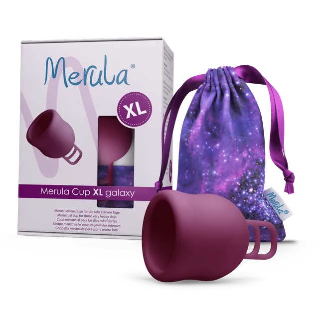 merula-cup-xl-galaxy-menstruationstasse-xl-50-ml-dunkelviolett image 1