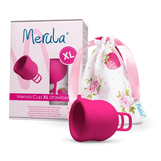 merula-cup-xl-strawberry-menstruationstasse-f-r-starke-tage image 1