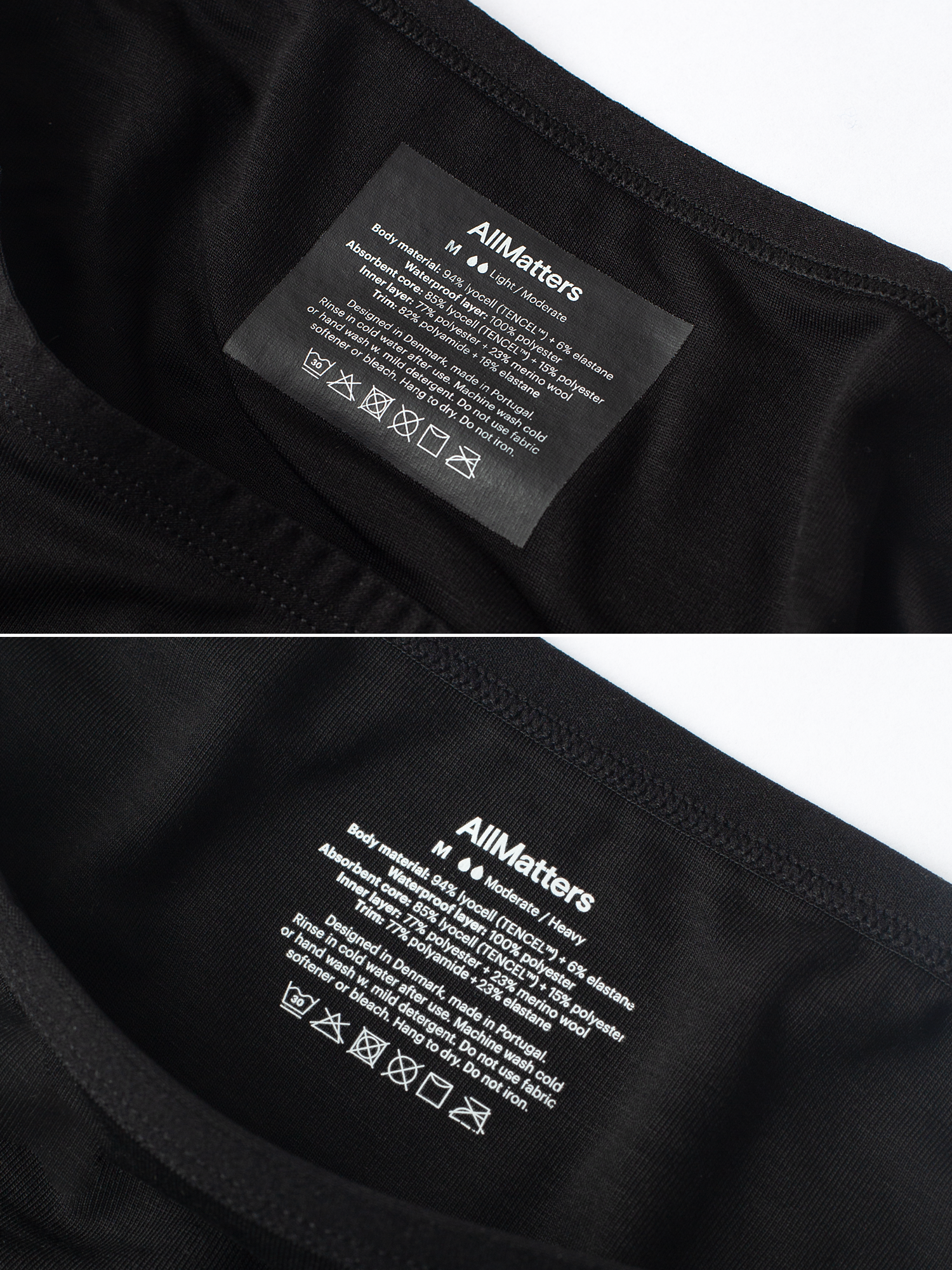 allmatters-tencel-brief-periodenslip-schwarz-imperfect-print image 2