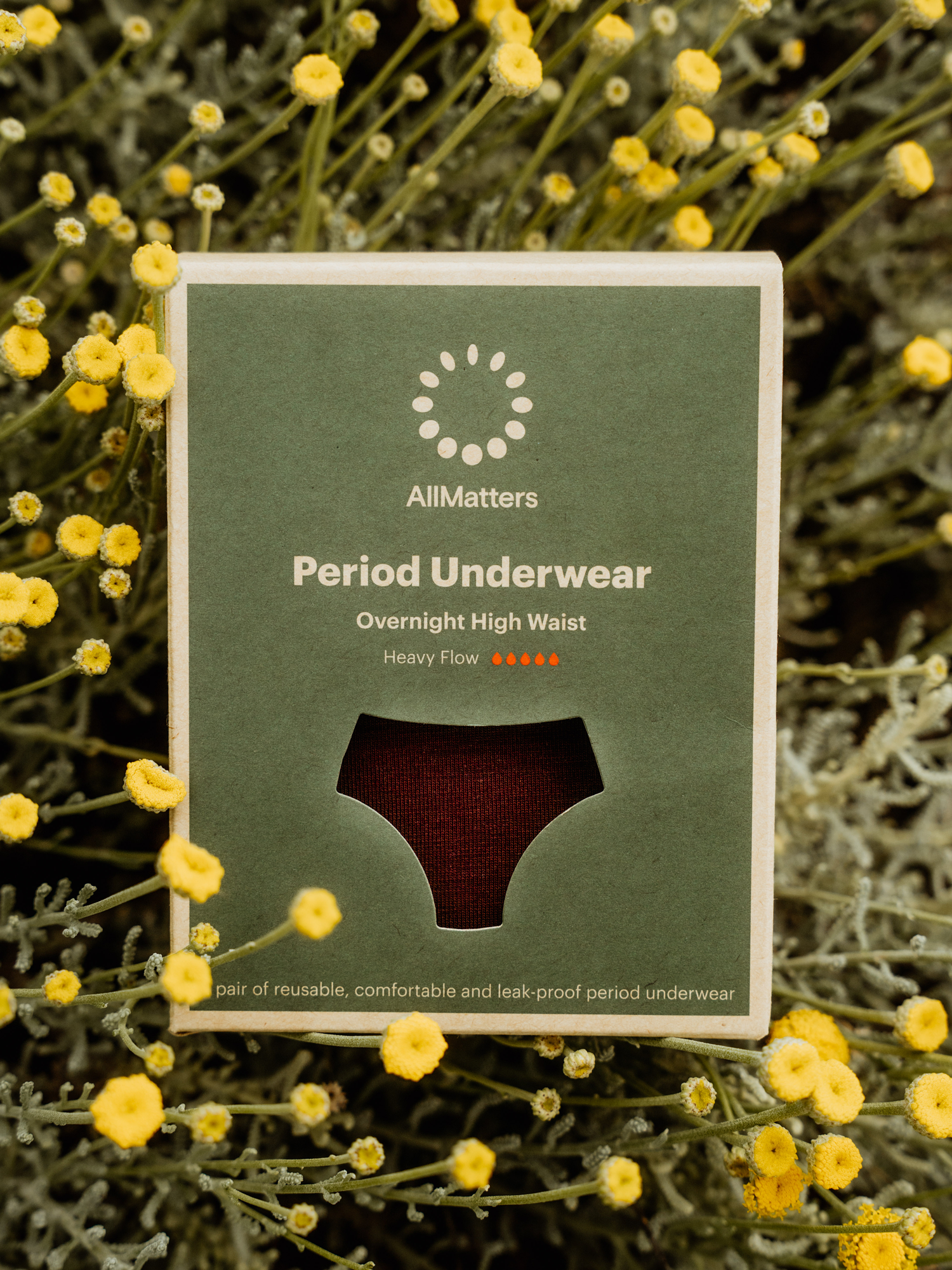 allmatters-overnight-high-waist-periodenslip-dark-plum image 7
