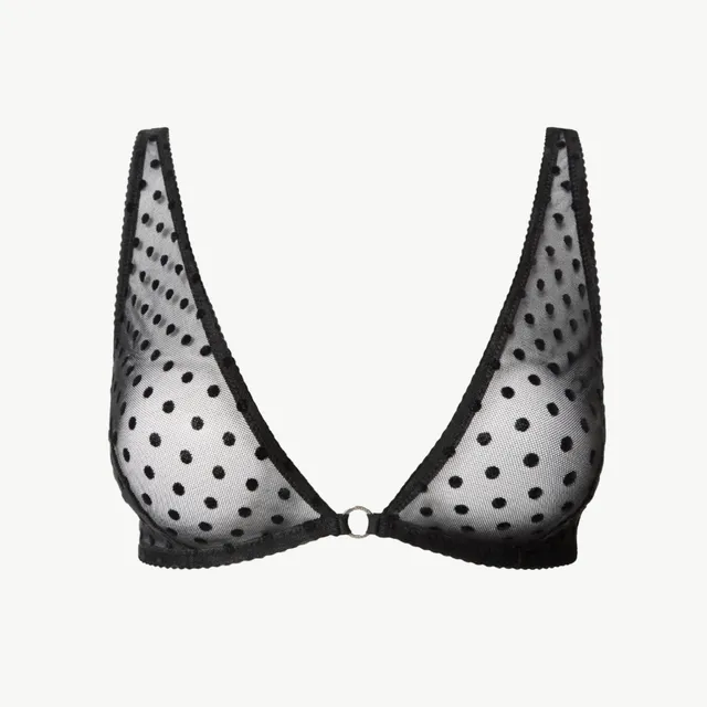 lunette-understatement-mesh-plunge-bralette-bralette image 1