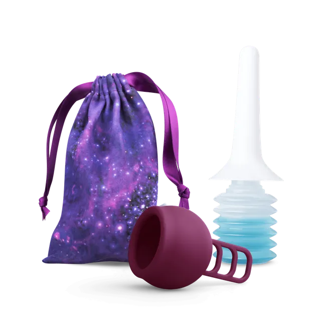 merula-bundle-menstruationstasse-cup-galaxy-douche-intimdusche image 1