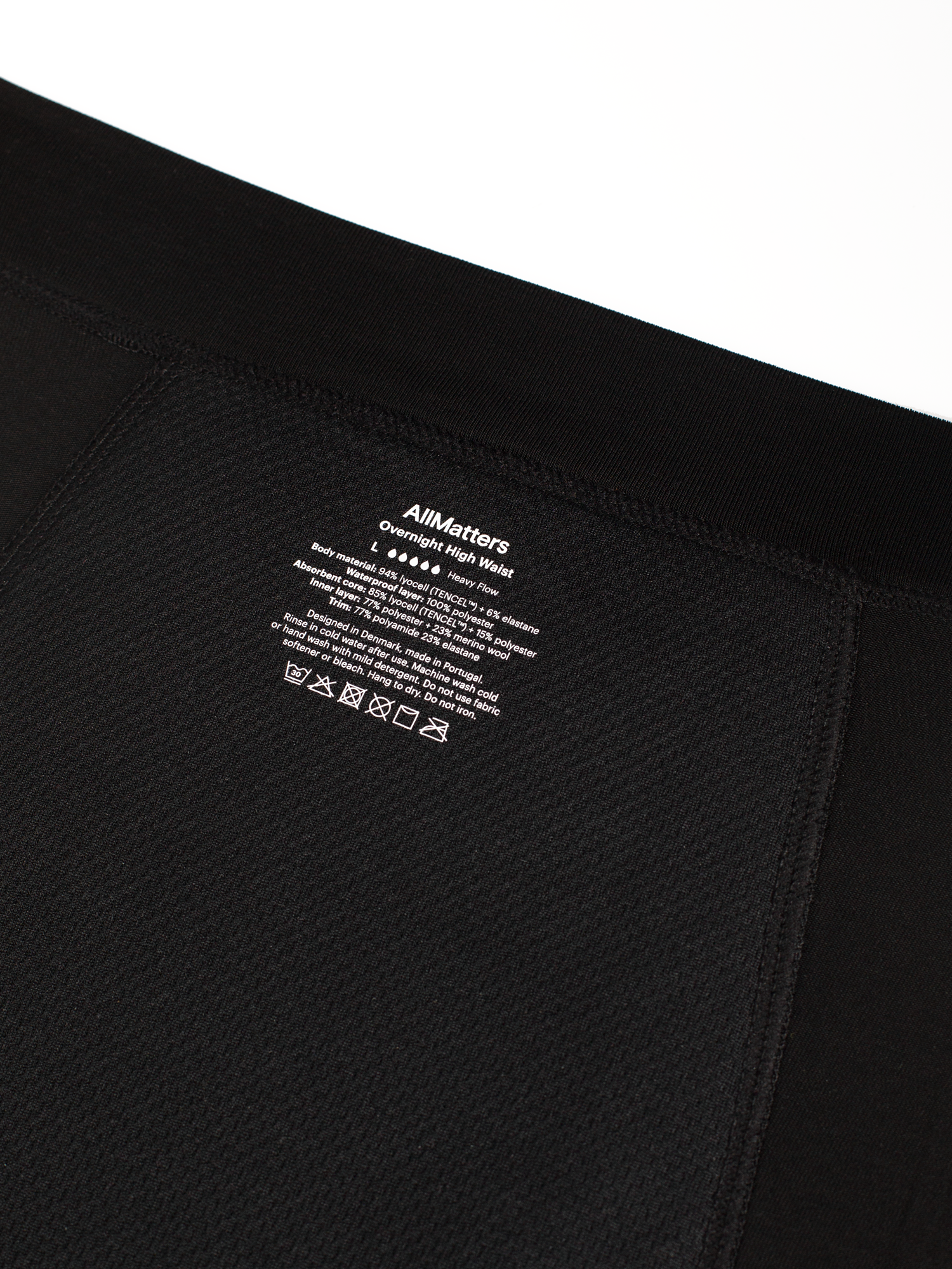 allmatters-overnight-high-waist-periodenslip-schwarz image 7