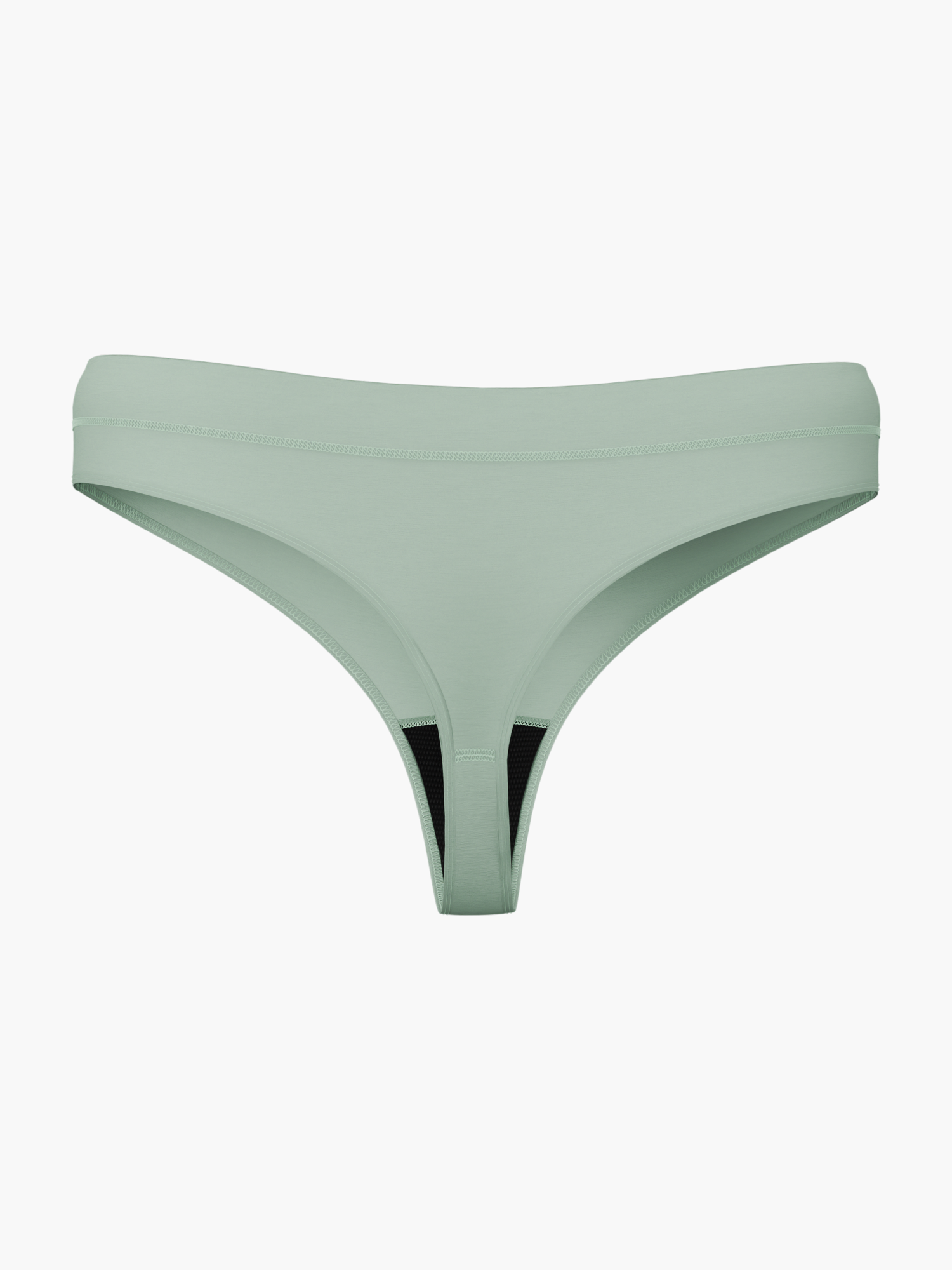 allmatters-classic-high-rise-thong-periodenthong-in-sage-green image 2