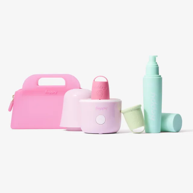 beppy-menstruations-set-cosmic-2-cups-soap-sterilizer image 1